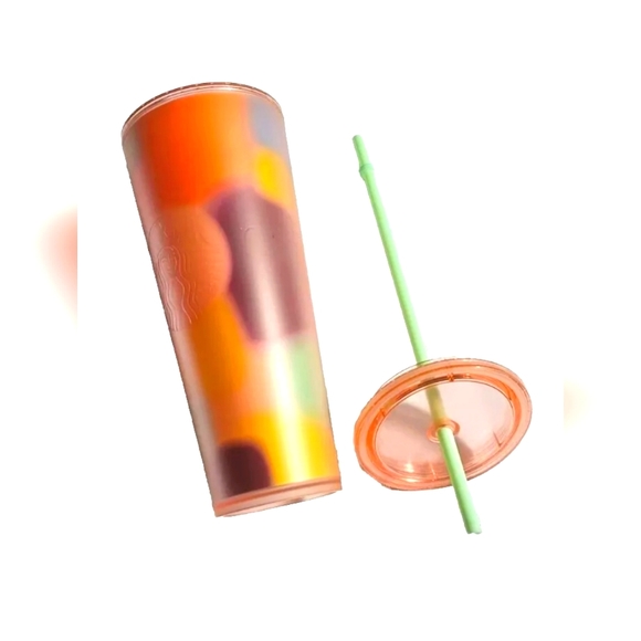 Starbucks Spring 2024 Multicolor Soft Touch Sherbet 24 Oz CC "TARGET EXCLUSIVE" - Picture 5 of 8